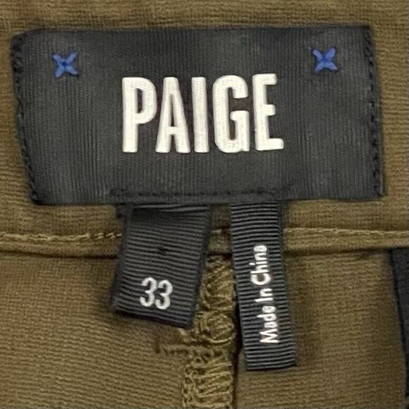 Paige Stafford Tech Trouser Pants Mens 33 Bronze Birch Stretch Minimalist Modern - Picture 2 of 13